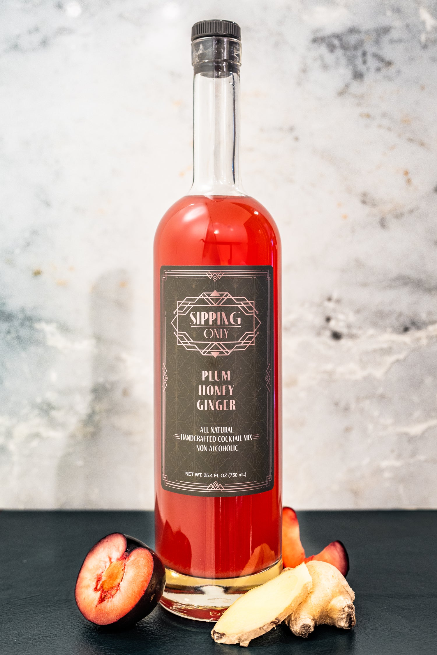 Plum Honey Ginger Cocktail Mixer