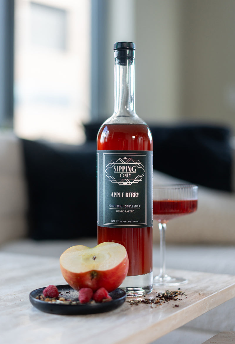 Handcrafted Apple Berry Tea Simple Syrup